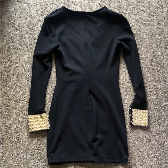 Black Akira Chicago Red Label dress w rhinestones - Picture 2 of 3